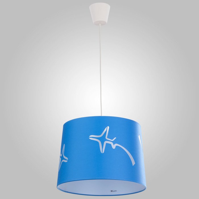 Детский подвесной светильник Avion синего цвета