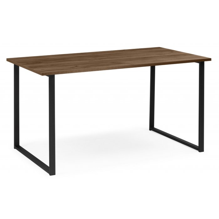 Обеденный стол Лиман 120 черно-коричневого цвета Обеденный стол Лиман 120 черно-коричневого цвета