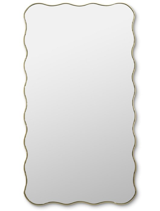 Настенное зеркало Fancy XL 80х170 золотого цвета