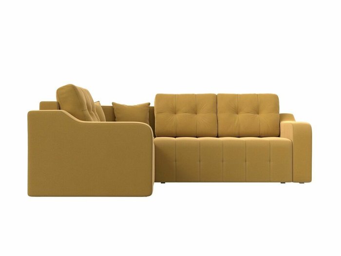 Угловой диван-кровать Кембридж желтого цвета левый угол - купить Угловые диваны по цене 58999.0