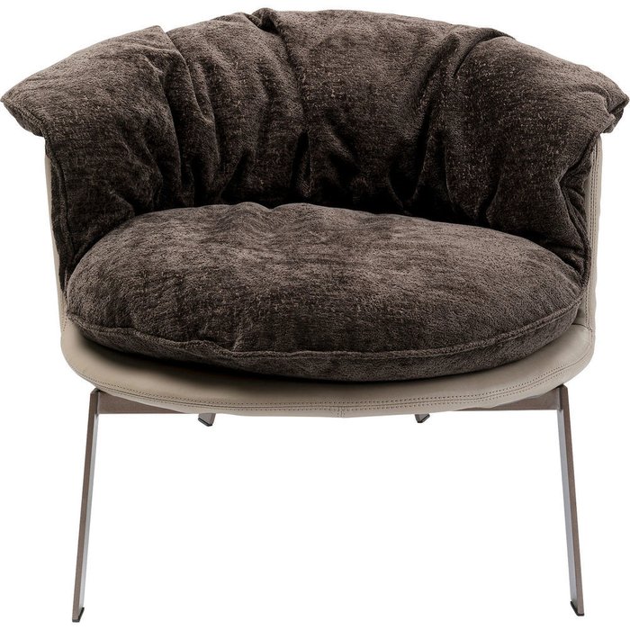 Стул мягкий Julep коричневого цвета - купить Обеденные стулья по цене 133380.0