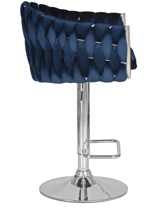 Стул барный Marcel темно-синего цвета - лучшие Барные стулья в INMYROOM