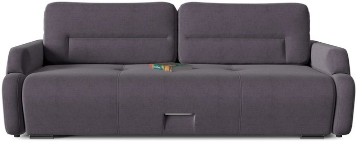 Диван-кровать Лацио plum серого цвета - купить Прямые диваны по цене 42758.0