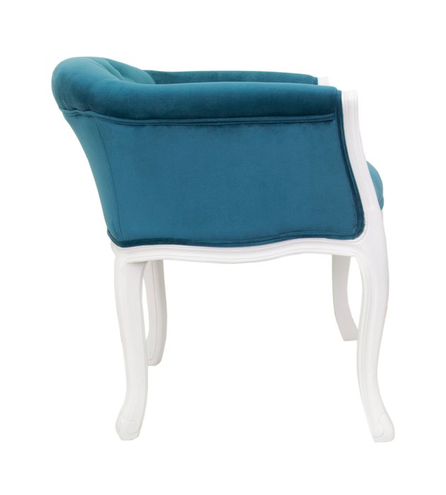 Низкое кресло Kandy blue+white - купить Интерьерные кресла по цене 34100.0