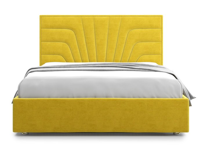 Кровать Premium Milana 140х200 желтого цвета с подъемным механизмом - купить Кровати для спальни по цене 53000.0