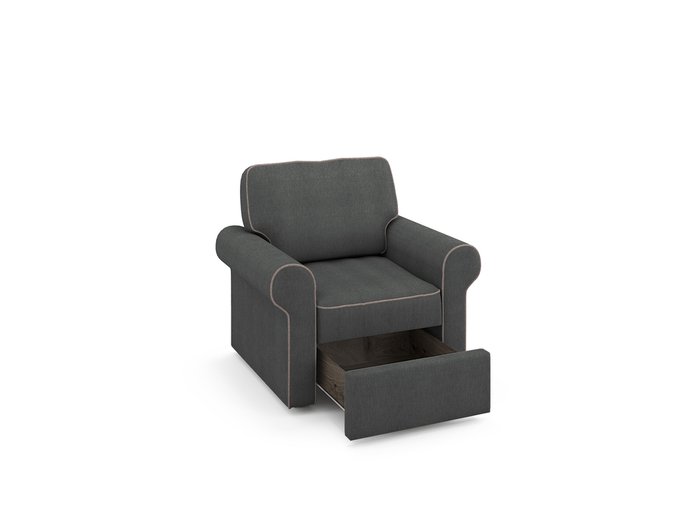Кресло Tulon серого цвета - купить Интерьерные кресла по цене 29000.0
