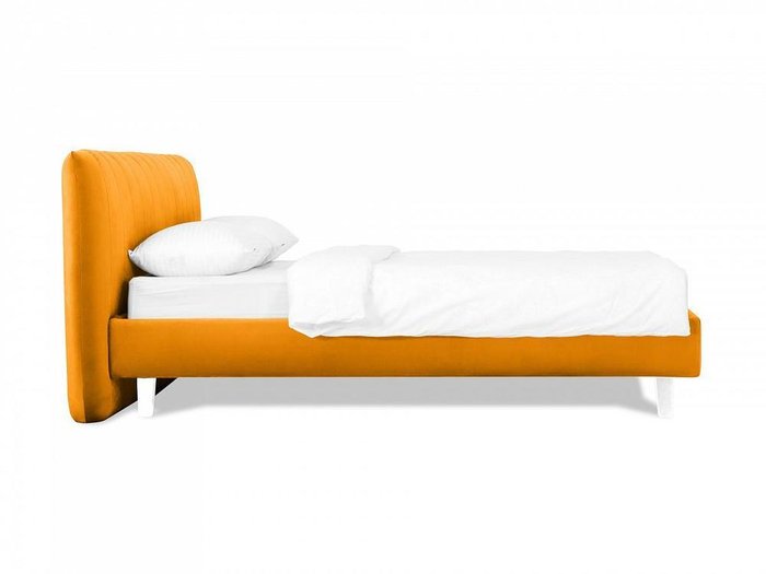 Кровать Queen Anastasia L 160х200 горчичного цвета - лучшие Кровати для спальни в INMYROOM