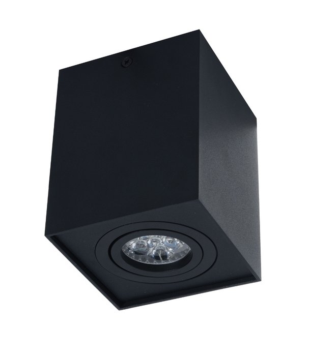 Накладной светильник Pulton черного цвета - купить Накладные споты по цене 2100.0