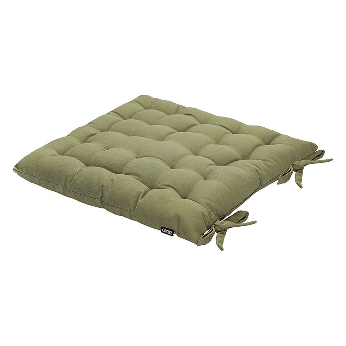 Подушка на стул Essential 40х40 оливкового цвета - купить Декоративные подушки по цене 1290.0