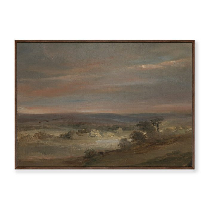 Репродукция картины на холсте A View on Hampstead Heath, Early Morning, 1835г. - купить Картины по цене 21999.0