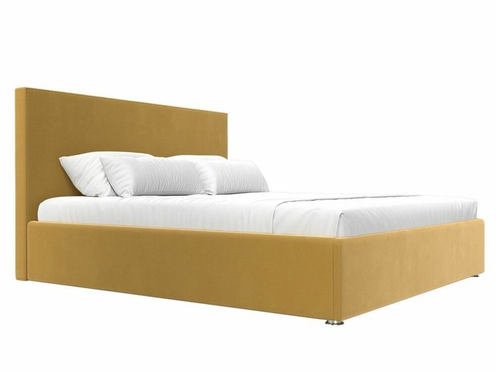 Кровать Кариба 160х200 желтого цвета с подъемным механизмом - лучшие Кровати для спальни в INMYROOM