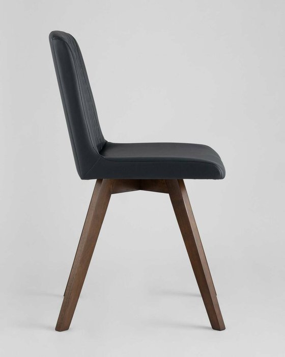 Набор из четырех стульев Marta Pu темно-синего цвета - лучшие Обеденные стулья в INMYROOM