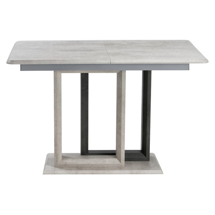 Раздвижной обеденный стол Санса светло-серого цвета - лучшие Обеденные столы в INMYROOM
