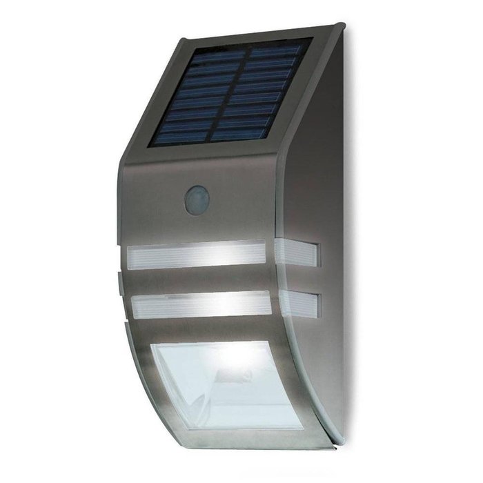 Светильник на солнечных батареях Functional Sensor серебряного цвета