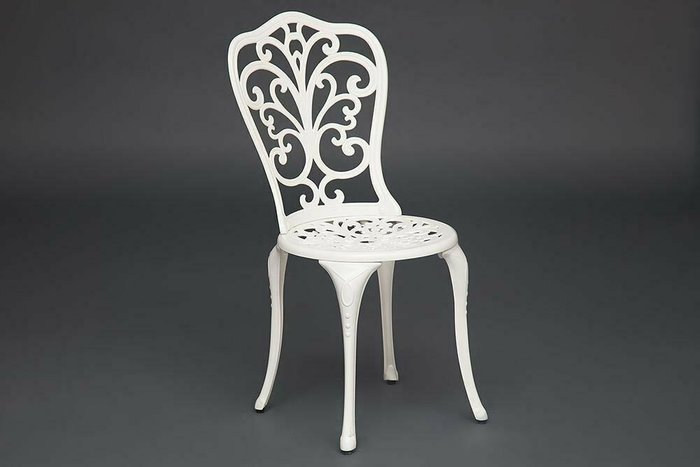 Комплект из двух стульев Mozart белого цвета - лучшие Садовые стулья в INMYROOM