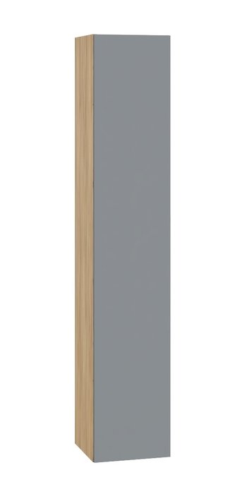 Шкаф настенный Сканди серо-коричневого цвета