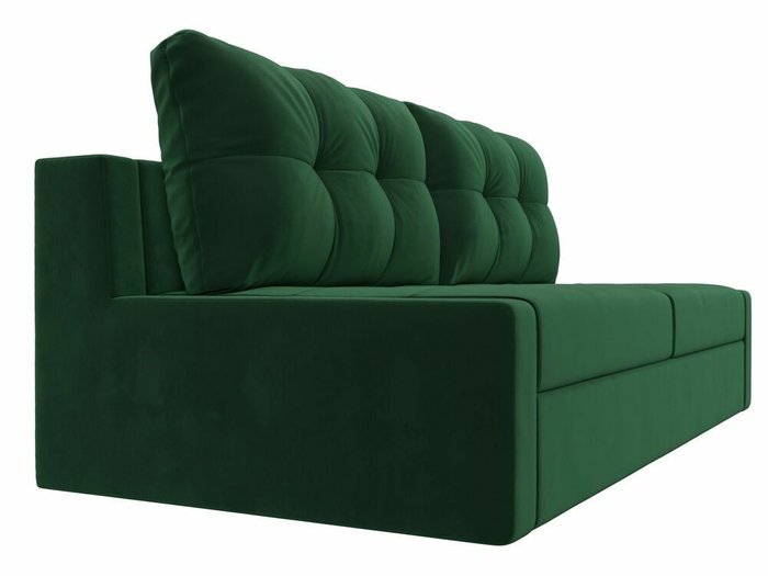 Прямой диван-кровать Мартин зеленого цвета - лучшие Прямые диваны в INMYROOM