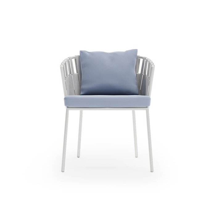 Кресло садовое Бора-бора серо-голубого цвета - купить Садовые стулья по цене 55000.0