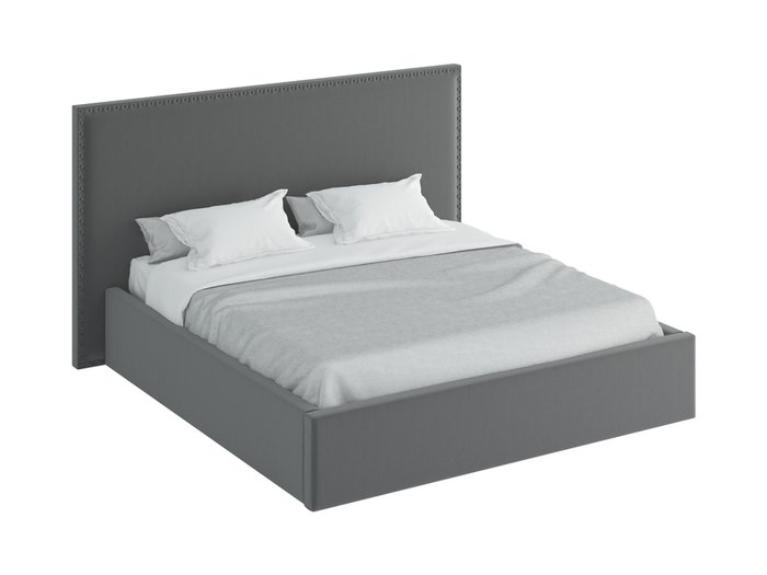 Кровать Blues Lift серого цвета 200х200