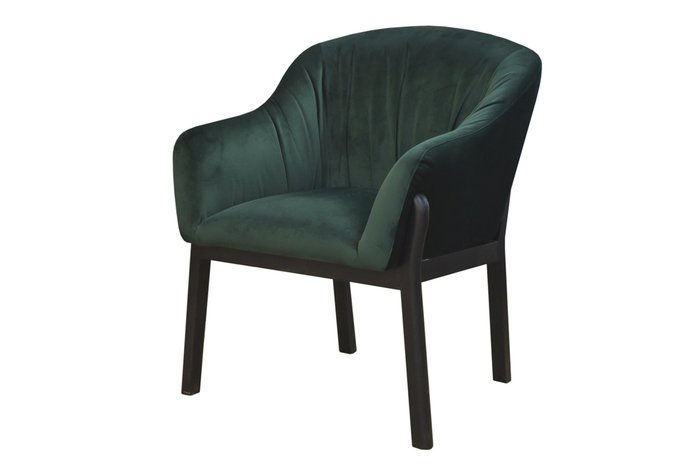 Стул-кресло Moncofa в обивке темно-зеленого цвета