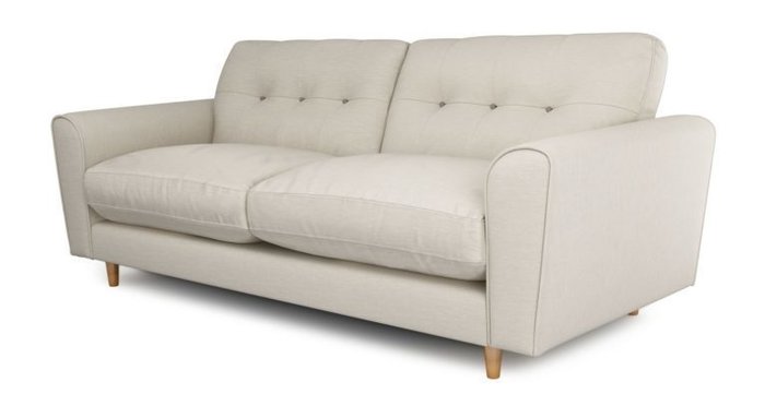 Трехместный раскладной диван Arden бежевый - купить Прямые диваны по цене 87600.0