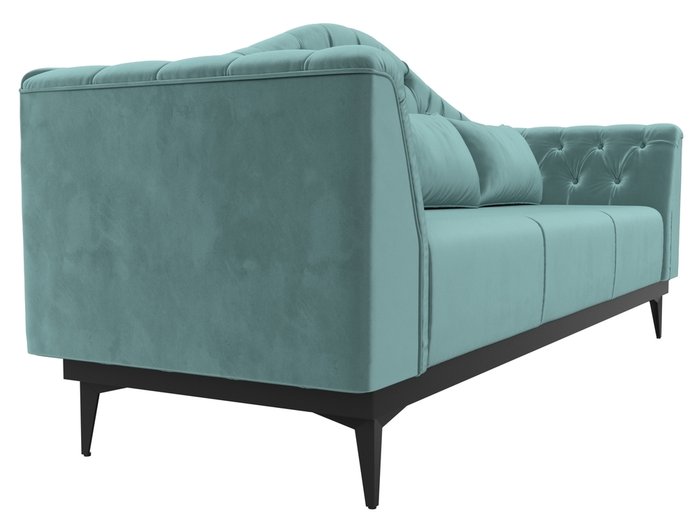 Прямой диван-кровать Флорида бирюзового цвета - лучшие Прямые диваны в INMYROOM