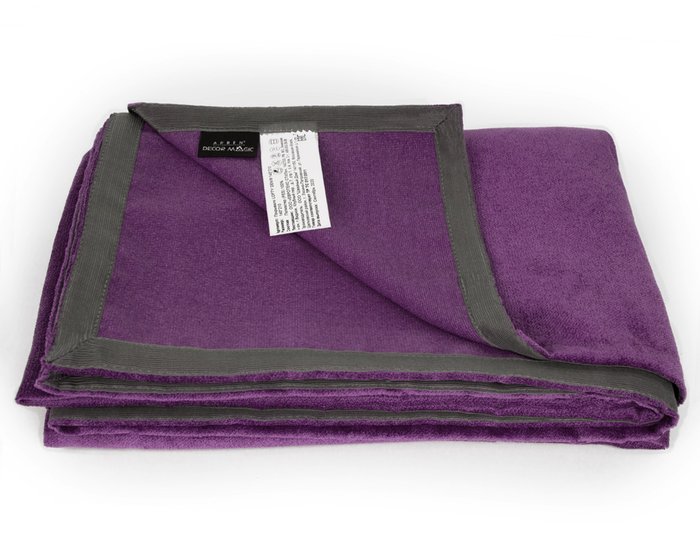 Покрывало Uno Lofty Violet 140x210 фиолетового цвета - купить Покрывала по цене 4500.0
