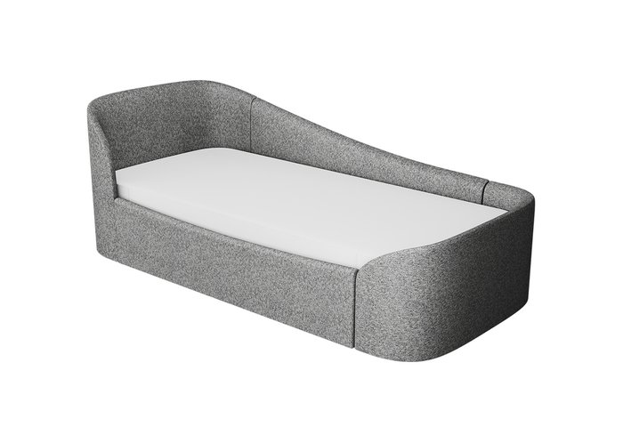 Диван-кровать Kidi Soft 90х200 серого цвета с низким изножьем Диван-кровать Kidi Soft 90х200 серого цвета с низким изножьем