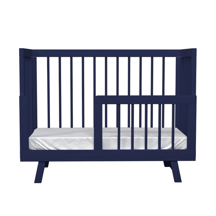 Кроватка для новорожденного Lilla Aria 60х120 темно-синего цвета - лучшие Колыбели в INMYROOM
