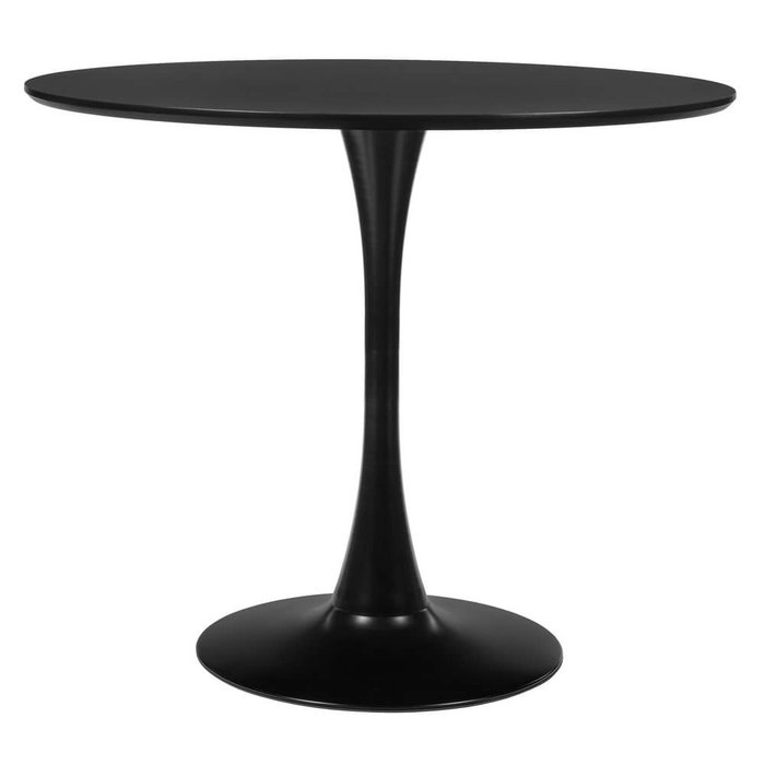 Обеденный стол Tulip черного цвета - купить Обеденные столы по цене 15880.0