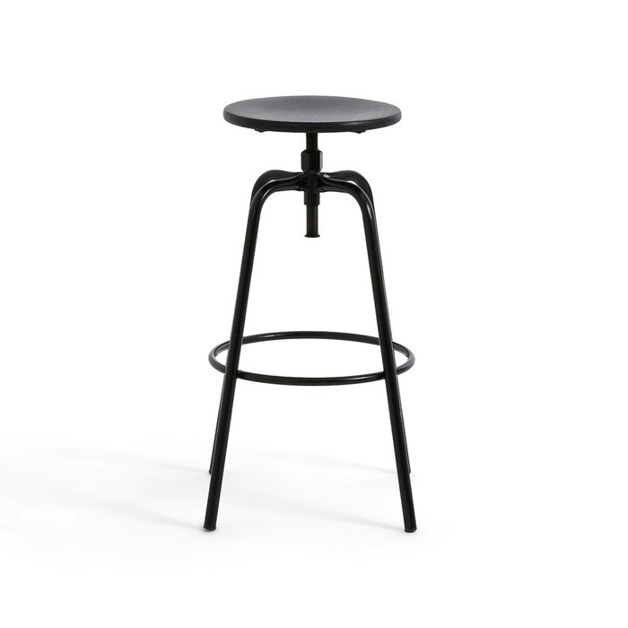 Табурет винтовой Hiba черного цвета - купить Барные стулья по цене 20127.0