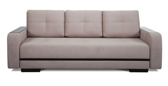 Прямой диван-кровать Марио Modern серо-коричневого цвета