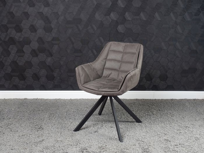 Стул с  поворотным механизмом Orion серого цвета - купить Офисные кресла по цене 15590.0