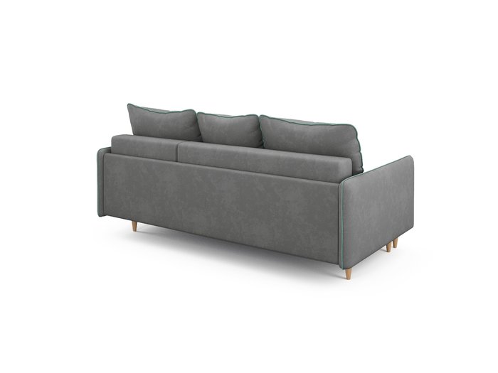 Угловой диван-кровать Ron серого цвета - лучшие Угловые диваны в INMYROOM