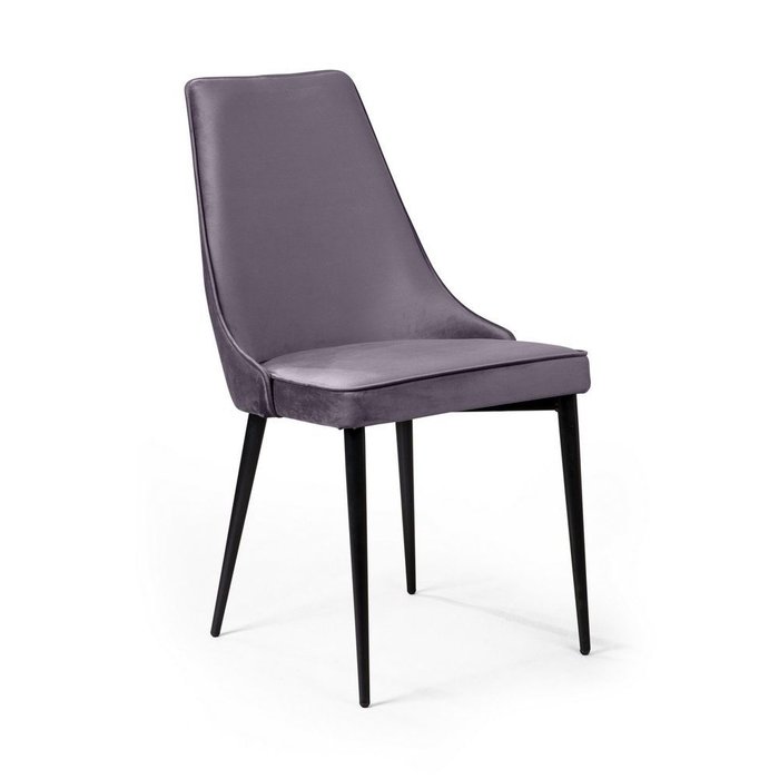 Комплект из четырех стульев Oliver серого цвета - лучшие Обеденные стулья в INMYROOM