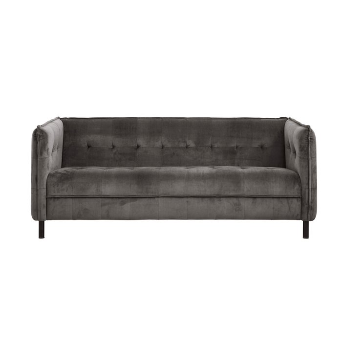 Стильный диван  серого цвета