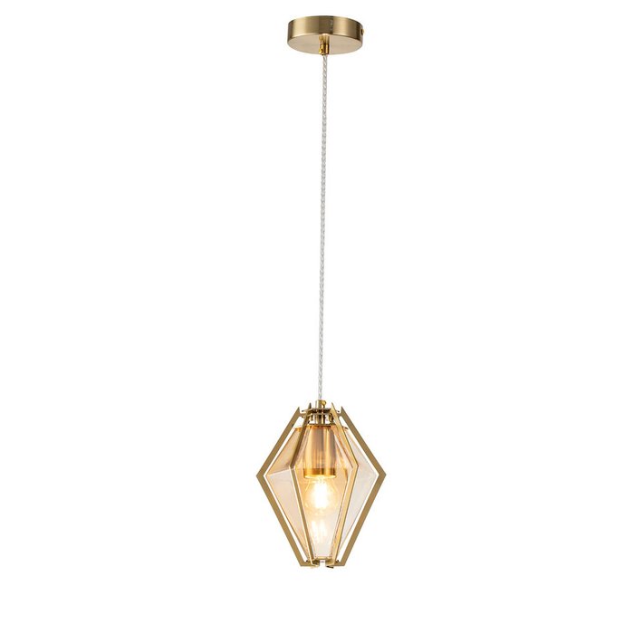 Подвесной светильник Vista янтарно-золотого цвета