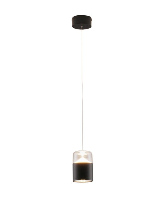 Подвесной светодиодный светильник Rinna черного цвета