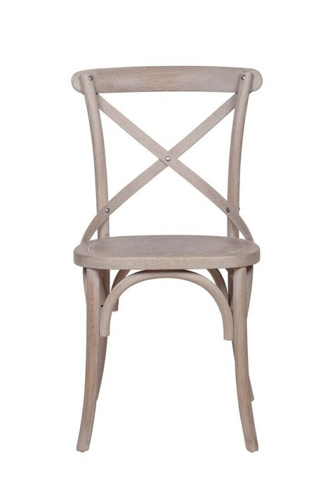 Стул Cross back old dek бежевого цвета Стул Cross back old dek бежевого цвета