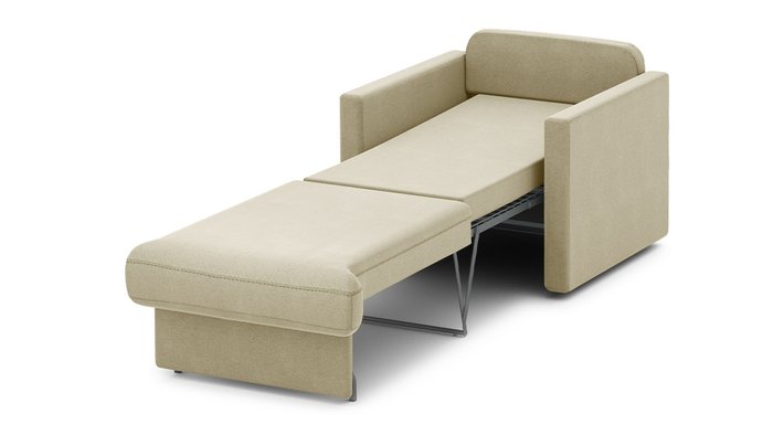 Кресло-кровать Стелф 2 бежевого цвета - купить Интерьерные кресла по цене 37100.0