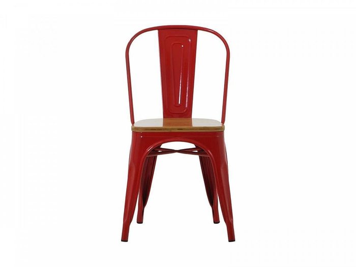 Стул Stan Wood со стальным каркасом  - купить Обеденные стулья по цене 5990.0