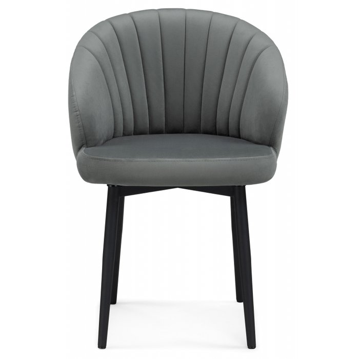 Обеденный стул Бэнбу серого цвета - лучшие Обеденные стулья в INMYROOM