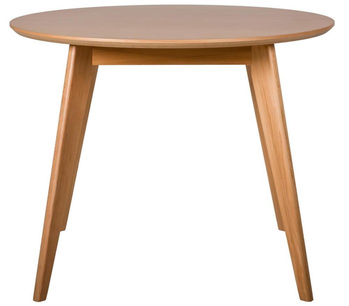 Обеденный стол Лунд M светло-коричневого цвета - купить Обеденные столы по цене 17950.0