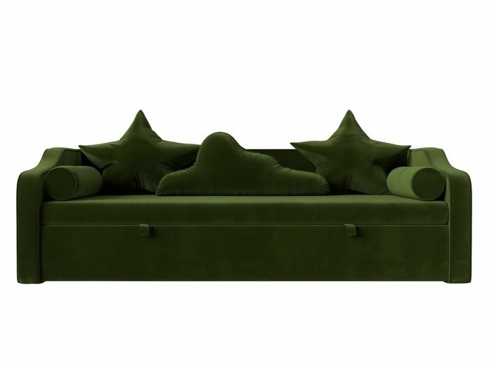 Детский диван-кровать Рико зеленого цвета - купить Прямые диваны по цене 36999.0