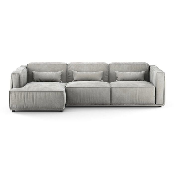 Диван-кровать угловой Vento Light серого цвета - купить Угловые диваны по цене 159600.0