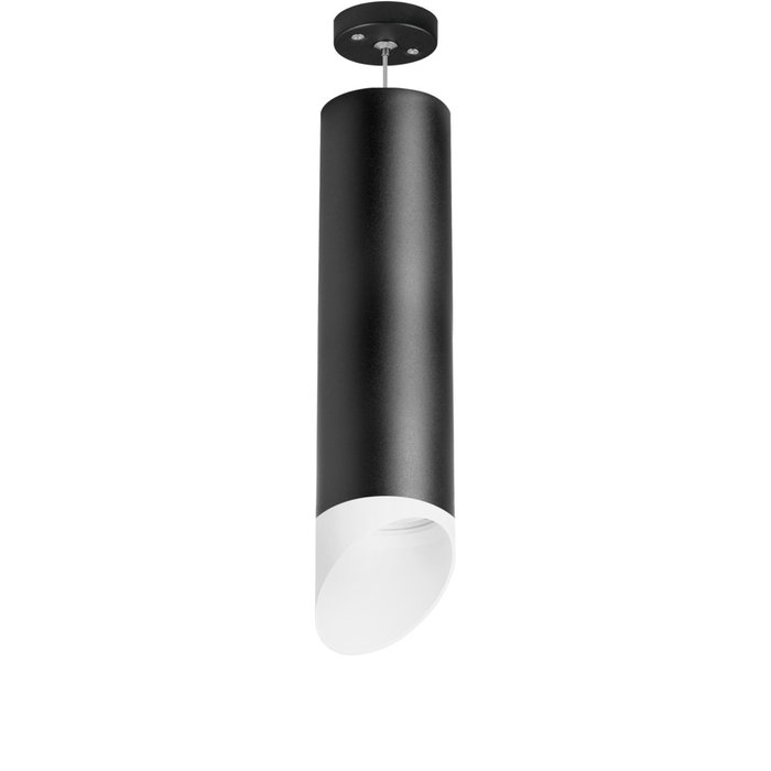 Подвесной светильник Rullo L черно-белого цвета - купить Подвесные светильники по цене 3713.0