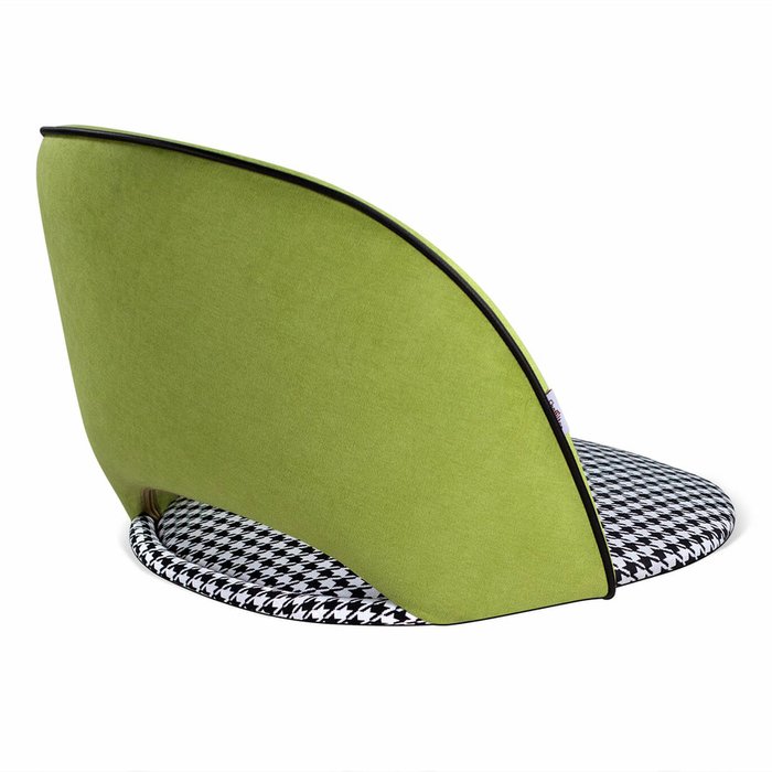 Стул Mekbuda зеленого цвета на сером основании - лучшие Обеденные стулья в INMYROOM