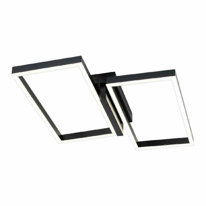 Потолочный светильник Scales 10209/2LED Black (акрил, цвет белый) Потолочный светильник Scales 10209/2LED Black (акрил, цвет белый)