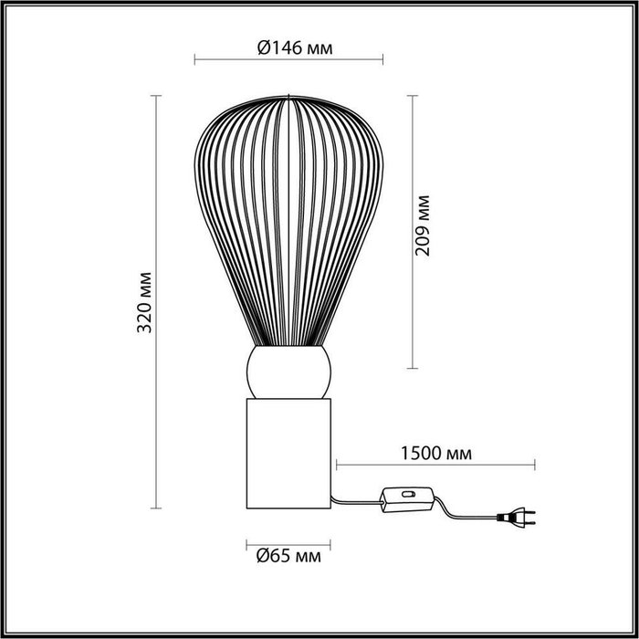 Настольная лампа Odeon Light Elica 5402/1T - купить Настольные лампы по цене 7030.0