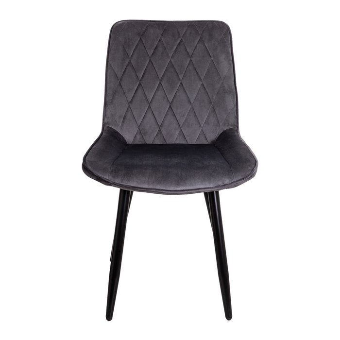 Стул Nika серо-черного цвета - купить Обеденные стулья по цене 10850.0